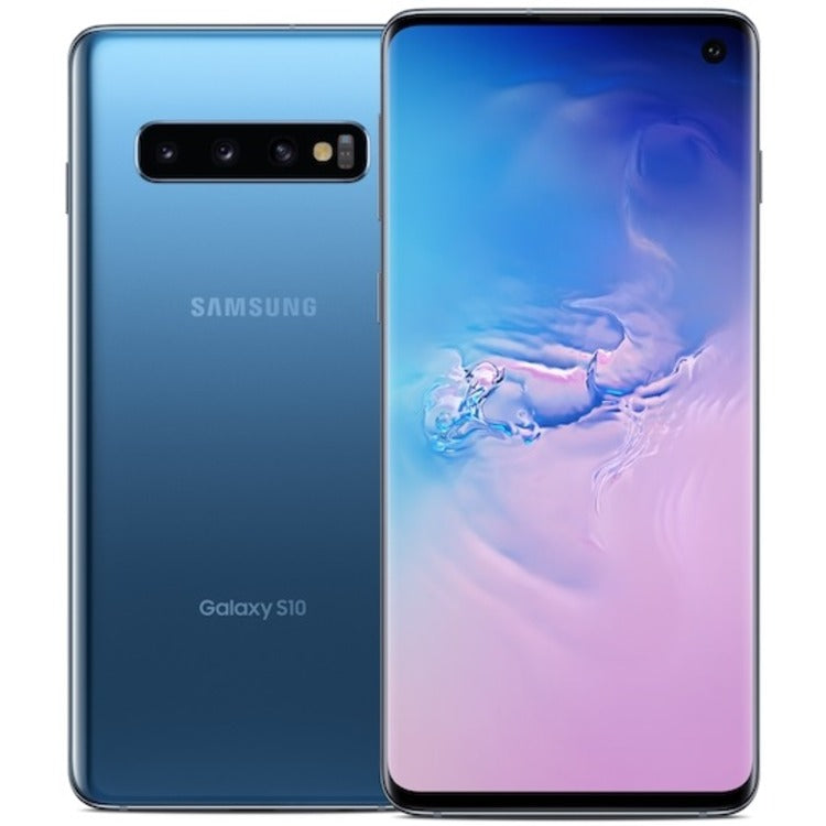 Cellulaire reconditionné Samsung Galaxy S10 Bleu 128Go 9/10
