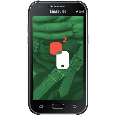 Cellulaire reconditionné Samsung Galaxy J1 Déverrouillé Noir 8go 7/10