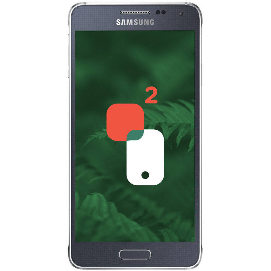 Téléphone usagé-Samsung Galaxy Alpha Déverrouillé Gris 16go 9/10-SecondCell.ca