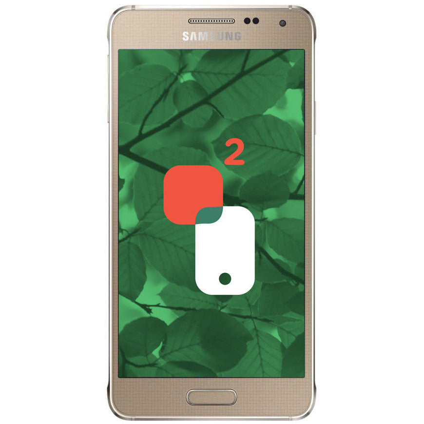 Téléphone usagé-Samsung Galaxy Alpha Déverrouillé Or 16go 8/10-SecondCell.ca
