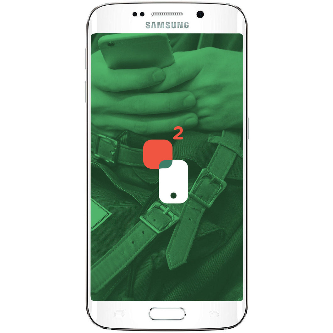 Téléphone usagé-Samsung Galaxy S6 Edge Déverrouillé blanc 32go 7/10-SecondCell.ca