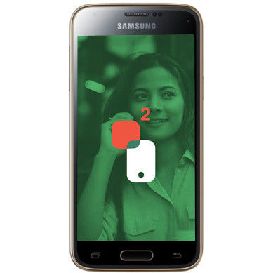 Téléphone usagé-Samsung Galaxy S5 Déverrouillé Or 16go 9/10-SecondCell.ca